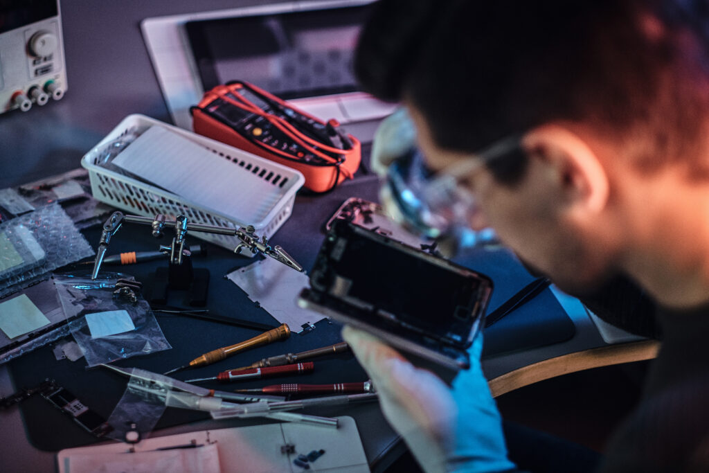 Factory reset process
